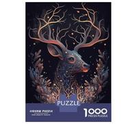 1000 Piece Jigsaw Puzzles for Adults Antelope Wild Animal Mate Puzzles for Adults Relaxing Games A Work of Art Difficult And Challenge 70x50cm/1000pcs