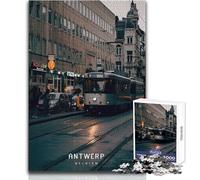 1000 Piece Jigsaw Puzzles for Adults Antwerp Unique Challenge Game Analysis And Logic Birthday Gifts Size 50x75cm
