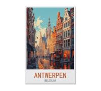 1000 Piece Jigsaw Puzzles for Adults，Antwerpen Belgium Street，Classic Puzzle Difficult Puzzle Fun Creative DIY Toys Gifts for Girls and Boys, Family Games 26x38cm-Y82
