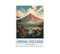 1000 piece jigsaw puzzles for adults，Arenal Volcano Costa Rica Challenging Festive Family Puzzle, Premium Artwork for Relaxation & Decor 38x26cm