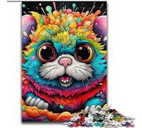 1000 Piece Jigsaw Puzzles for Adults Art Cute Squirrel Jigsaw Puzzles for Adults size 26x38cm Family Interactive Game, Craft Gift with Colorful Artwork