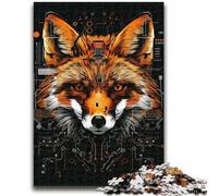 1000 Piece Jigsaw Puzzles for Adults Art Fox 1000 Pieces for Adults,Family Educational Games Home Decoration Gift (38x26cm)