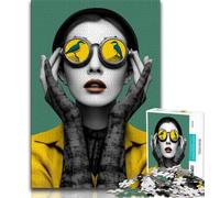 1000 Piece Jigsaw Puzzles for Adults Art Human,Help The Brain Exercise Addictive Toys to Cultivate Patience Artists Collection,Fine Art 38x26cm