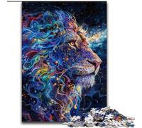 1000 Piece Jigsaw Puzzles for Adults Art Lions Jigsaw Puzzle Made of Wood,Challenging Brain Teaser for Teenagers, Family Fun Interactive Game 1000pcs(50x75cm)