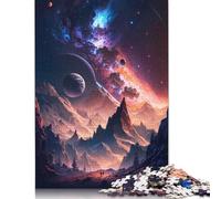 1000 Piece Jigsaw Puzzles for Adults Astral Peaks Creative Square Jigsaw Puzzles for Adults And Paper Puzzles Educational Game for Adult 1000pcs (75x50cm)