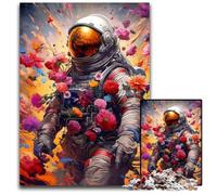 1000 Piece Jigsaw Puzzles for Adults Astronaut cardboard Puzzles High-Difficulty Brain Teaser for Teenagers 26X38CM/10.23x14.96inch