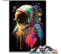 1000 Piece Jigsaw Puzzles for Adults Astronaut Colourful Jigsaw Puzzles Made of Wood,Family Activity Game, Home Decor Wall Art 1000pcs(50x75cm)