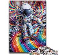 1000 Piece Jigsaw Puzzles for Adults Astronaut Dream 1000 Piece Jigsaw,Staycation Kill Time with Fully Interlocking Randomly Shaped Pieces (26x38cm)