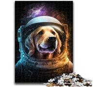 1000 Piece Jigsaw Puzzles for Adults Astronaut Golden Retriever Challenging Family Activity Games DIY Toy for Home Wall Decor Gifts 50x75cm