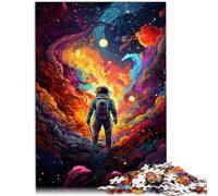 1000 Piece Jigsaw Puzzles for Adults astronaut on planet Fun Games 26x38cm deal as gifts for the whole family for teenager Age 14 Up
