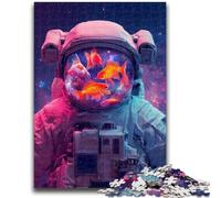 1000 Piece Jigsaw Puzzles for Adults Astronaut Teenager Jigsaw,Birthday Present, Gifts, Wall Art for Age 14 Years Up (38x26cm)
