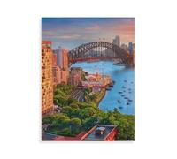 1000 Piece Jigsaw Puzzles for Adults，Australia,Picturesque bay,Sydney, Australia，Interesting Puzzle Challenging Family Activity Games Colorful DIY Craft Puzzle for Home Decor Gifts（50x70cm）-AP1