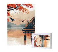 1000 Piece Jigsaw Puzzles for Adults Autumn Jigsaw Comes with Packaging Box and Reference Pictures,Fun and Joyful Family Entertainment Games,Challenging Adult Puzzles Gifts Home Decor Landscape M-1937