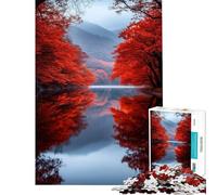 1000 Piece Jigsaw Puzzles for Adults Autumn Reflections Jigsaw Puzzle Hands-on Game But Fun And Humorous for Is Ideal As A Gifts (Size 38x52cm)