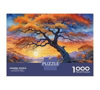 1000 Piece Jigsaw Puzzles for Adults Autumn Sunset Landscape Jigsaw Puzzle Anti-Stress Toys Home Decoration Difficult And Challenge 70x50cm/1000pcs