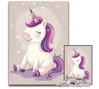 1000 Piece Jigsaw Puzzles for Adults Baby Unicorn Cute Animal Difficult Puzzles for Adults Educational Activity for Cognitive Skills Cognitive Skill Improvement 1000 PCS(75x50cm)