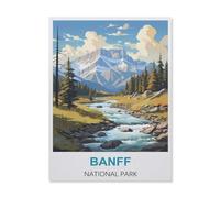 1000 Piece Jigsaw Puzzles for Adults，Banff National Park，Classic Puzzle Difficult Puzzle Fun Creative DIY Toys Gifts for Girls And Boys, Family Games（38x26cm）-IB69
