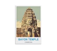 1000 piece jigsaw puzzles for adults，Bayon Temple Cambodia paper Puzzle Jigsaw Puzzle Artwork Intellective Educational Toys Gifts 52x38cm