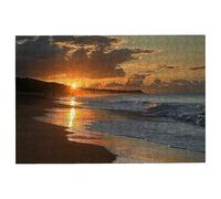 1000 Piece Jigsaw Puzzles for Adults, Beach Jigsaw Puzzles for Adults 1000 Piece, Wave Puzzle Challenging Game for the Whole Families, Classic Wooden Jigsaws Suitable for Home Decoration, Gifts -2947