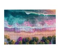 1000 Piece Jigsaw Puzzles for Adults, Beach Jigsaw Puzzles for Adults 1000 Piece, Wave Puzzle Challenging Game for the Whole Families, Classic Wooden Jigsaws Suitable for Home Decoration, Gifts -3317