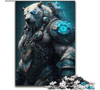 1000 Piece Jigsaw Puzzles for Adults Bear of Silence Wooden Puzzles Family Fun Craft, Perfect for Birthdays, Holidays Size 50X75CM