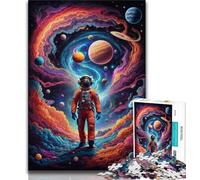 1000 Piece Jigsaw Puzzles for Adults Beautiful Astronaut 1000 Pieces for Teenagers,family Fun Games Is Ideal As A Gift for The Whole Family (size 38x26cm)