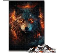 1000 Piece Jigsaw Puzzles for Adults Beautiful Fierce Wolf Puzzle Family Interactive Game, Ideal for Teenagers, Brain Teaser Gift (size : 26x38cm)