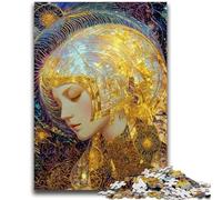 1000 Piece Jigsaw Puzzles for Adults Beautiful Golden Girl Puzzles for Teenagers,Stress Reliever Difficult Challenge Secret Santa Gifts (26x38cm)