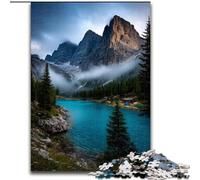 1000 Piece Jigsaw Puzzles for Adults Beautiful Mountains And Lakes Jigsaw Family Interactive Game, DIY Home Decor Brain Challenge Gift (size 26x38cm)