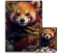 1000 Piece Jigsaw Puzzles for Adults Beautiful Red Panda Difficult Puzzles for Adults for Mother'S Day, Birthdays, Christmas 26X38CM/10.23x14.96inch