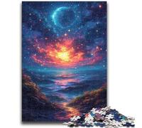 1000 Piece Jigsaw Puzzles for Adults Beautiful Sea of Colored Stars Teenager Jigsaw,Birthday Present, Gifts, Wall Art for Age 14 Years Up (50x75cm)