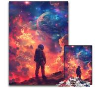 1000 Piece Jigsaw Puzzles for Adults Beautiful Space Scene Puzzles for Adults Challenging DIY Brain Teaser, Perfect Family Game Or Decorative Gift 26X38CM/10.23x14.96inch