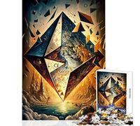 1000 Piece Jigsaw Puzzles for Adults Beautiful Surreal Chaos Toy Wall Decor Funny Gift Brain Teaser Game Difficult And Challenge Size 38x26cm