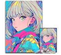 1000 Piece Jigsaw Puzzles for Adults Beautiful Woman Anime Difficult Puzzles for Adults Educational Activity for Cognitive Skills Cognitive Skill Improvement 1000 PCS(38x26cm)