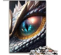 1000 Piece Jigsaw Puzzles for Adults Beauty Dragon Eye 1000 Pieces Puzzles for Adults Teenager Stress Reduction Cool Unique Gift for Family (Size 50x75cm)
