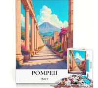 1000 Piece Jigsaw Puzzles for Adults Best Spots in Pompeii, Family Games, Staycation Kill Time, Unique Birthday And Xmas Gifts 38x26cm