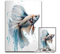 1000 Piece Jigsaw Puzzles for Adults Betta Fish Difficult Puzzles for Adults Educational Activity for Cognitive Skills Cognitive Skill Improvement 1000 PCS(75x50cm)