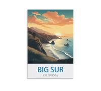 1000 Piece Jigsaw Puzzles for Adults Big Sur California Classic Puzzle Kids Puzzle Challenging And Difficult Puzzles for Adults And Teens 70x50cm