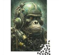 1000 Piece Jigsaw Puzzles for Adults Biomechanical Ape Jigsaw Puzzle Children Wooden Puzzles Family Entertainment Toys 1000pcs (75x50cm)