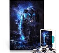 1000 Piece Jigsaw Puzzles for Adults Black Panther Made of wood，for ages 14 and over game wall decoration Gifts Ideas。size：50x75cm/14.96x20.47inch