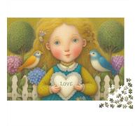 1000 Piece Jigsaw Puzzles for Adults Blonde Princess Jigsaw Puzzle Princess Wood Puzzle Challenging Game And Family Play Home Decoration Multi Colour 1000pcs (75x50cm)