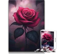 1000 Piece Jigsaw Puzzles for Adults Bloody Rose Brainteaser Family Games Stress Reliever Gift For Birthdays Size 50x75cm