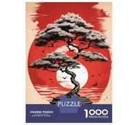1000 Piece Jigsaw Puzzles for Adults Bonsai Temple Adult Jigsaw Hands-on Game Analysis And Logic Parent-child Interaction 70x50cm/1000pcs