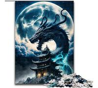 1000 Piece Jigsaw Puzzles for Adults Brave Dragon, Help The Brain Exercise Addictive Toys to Cultivate Patience Enhance Memory (Size 50x75cm)