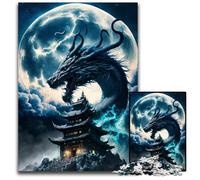 1000 Piece Jigsaw Puzzles for Adults Brave Dragon Impossible Jigsaw Puzzles for Adults Perfect for Birthday, Christmas 50x75CM/19.68x29.52inch