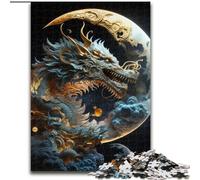 1000 Piece Jigsaw Puzzles for Adults Brave Dragon Impossible Jigsaw Puzzles for Adults size 50x75cm Ideal DIY Decor & Brain Teaser Gift