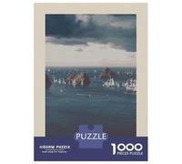 1000 Piece Jigsaw Puzzles for Adults Bretagne Sailing Regatta Adult Jigsaw Hands-on Game Analysis And Logic Parent-child Interaction 52x38cm/1000pcs