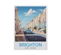 1000 Piece Jigsaw Puzzles for Adults,Brighton East Sussex,Jigsaw Puzzle Adult Wooden Puzzles Family Entertainment Toys(75x50cm)-HD18