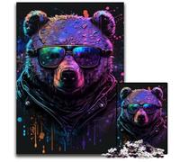 1000 Piece Jigsaw Puzzles for Adults Brown Bear Difficult Puzzles for Adults for Mother'S Day, Birthdays, Christmas 26X38CM/10.23x14.96inch