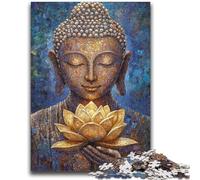1000 Piece Jigsaw Puzzles for Adults Buddha Art Learning Educational Toys Unique Home Decor And Gifts for 14+ 50x75cm